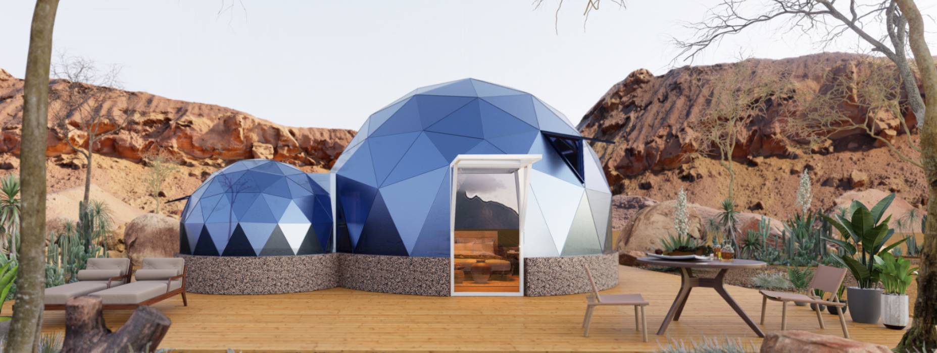 咸安区球形智能光伏玻璃星空房